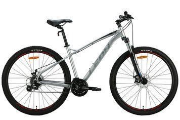 Велосипед алюминий 29" Leon TN-90 AM Hydraulic lock out DD рама-18" серо-черный с красным 2024 VT_OPS-LN-29-168 фото