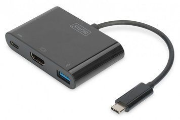 Адаптер Digitus USB-C - HDMA, 2xUSB RC_DA-70855 фото