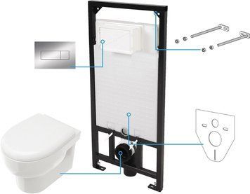 Установочная система Deante Avis 6 в 1, белая RC_CDAS6ZPW фото