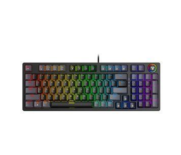 Клавиатура USB Fantech ATOM90 MK890, раскладка - Eng/Укр, цвет - чёрный, свитч - красный U_34653 фото