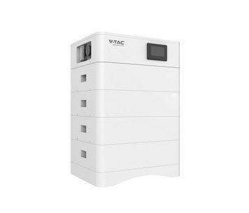 Высоковольтная аккумуляторная система V-TAC OHS-HV4 204.8V 20.48kW(16.38)BMS40/40A (4 АКБ) 590*420*849,207kg U_38578 фото