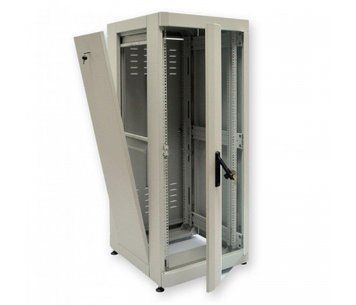Шафа Voltronic 19" 42U, 610х675 мм (Ш * Г), посилена, сірий U_13535 фото