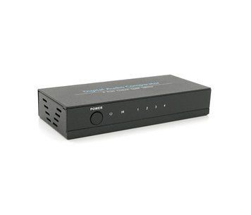 Цифровой оптический разделитель звука SPDIF / Toslink 1x4 U_00937 фото