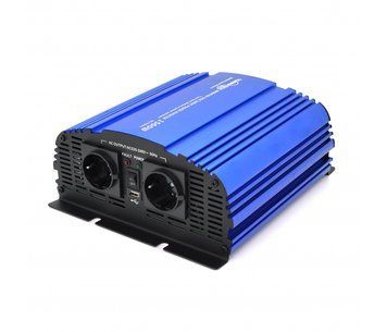 Инвертор напряжения Tommatech MS-1500, 24V/220V, 1500W с аппроксимированной синусоидой, 2Shuko, USB, клеммные U_29770 фото