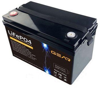 Акумуляторна батарея GEAR LiFePo4 12.8V / 100 Ah (1280Wh) Клема &ndash; M8 IP_GB-LiFePo4-12.8-100 фото