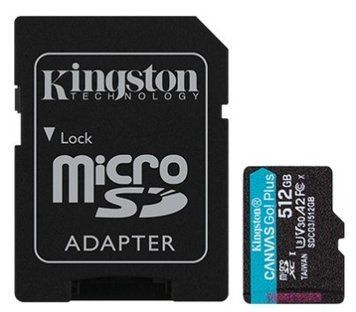 Карта пам'яті Kingston Canvas Go! Plus microSD [SDCG3/512GB] RC_SDCG3/512GB фото
