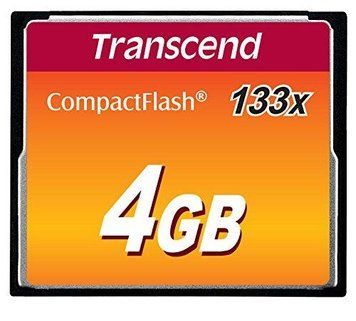 133x CompactFlash (Standard)[Карта пам'яті CF 4GB 133X] Transcend RC_TS4GCF133 фото
