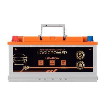 Автомобильный аккумулятор литиевый LogicPower LP LiFePO4 24V - 50 Ah (+ слева) BMS 800А LP_29487 фото