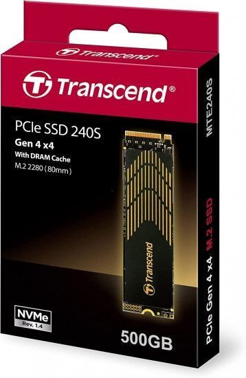 Накопичувач SSD Transcend M.2 500GB PCIe 4.0 MTE240S RC_TS500GMTE240S фото