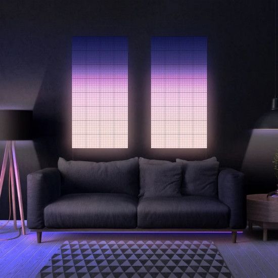 Панель Smart LED Twinkly Squares 1+5 RGB, Gen II, IP20, 16x16см, белый кабель RC_TWQ064STW-07-BEU фото