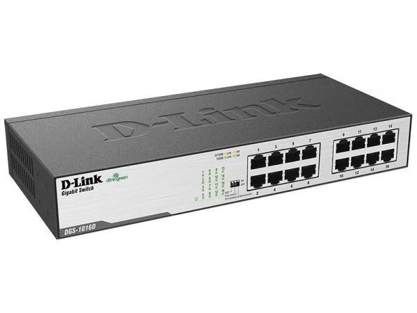 Комутатор D-Link DGS-1016D 16xGE, Некерований RC_DGS-1016D фото