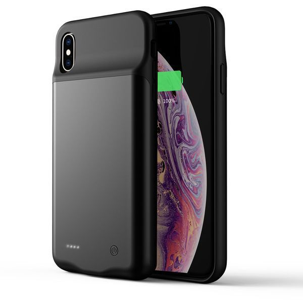 Чохол акумулятор AmaCase для iPhone X/XS Чорний (4000 маг) AMA_0521 фото