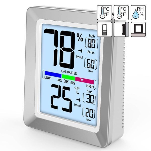 Термогигрометр Technoline WS9460 Silver/White (WS9460) DS_DAS301189 фото