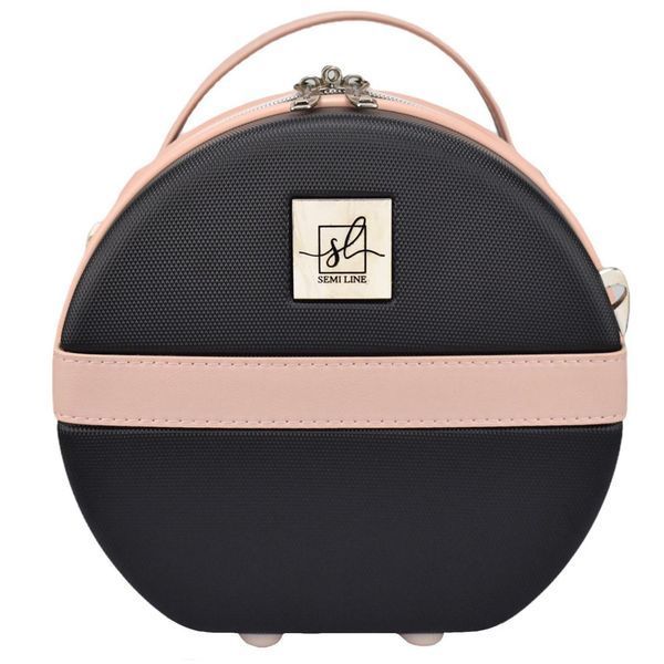 Б'юті-кейс Semi Line 5L Black/Pink Cream (T5671-1) DS_DAS302669 фото