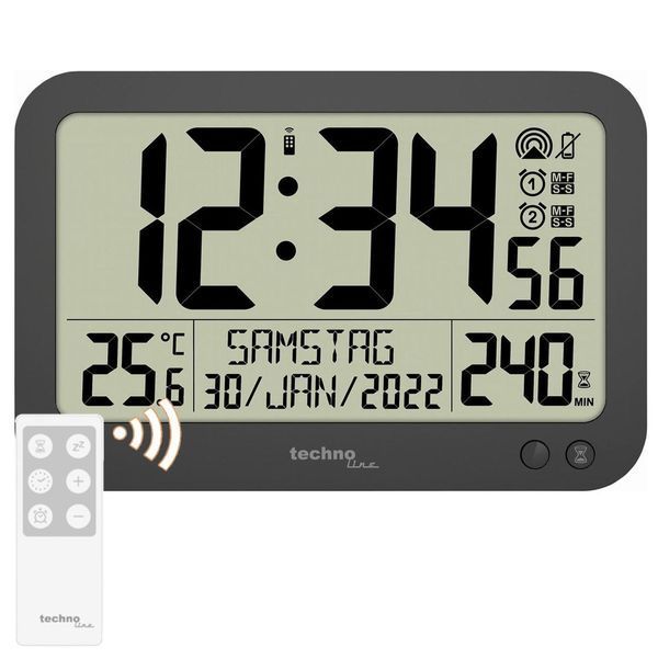 Годинник настінний Technoline WS8026 Black (WS8026) DS_DAS302460 фото
