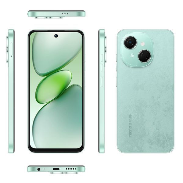 Смартфон Spark Go 1 (KL4) 6.67" 4/64ГБ, 2SIM, 5000мАч, Magic Skeen Green TECNO RC_4894947050084 фото