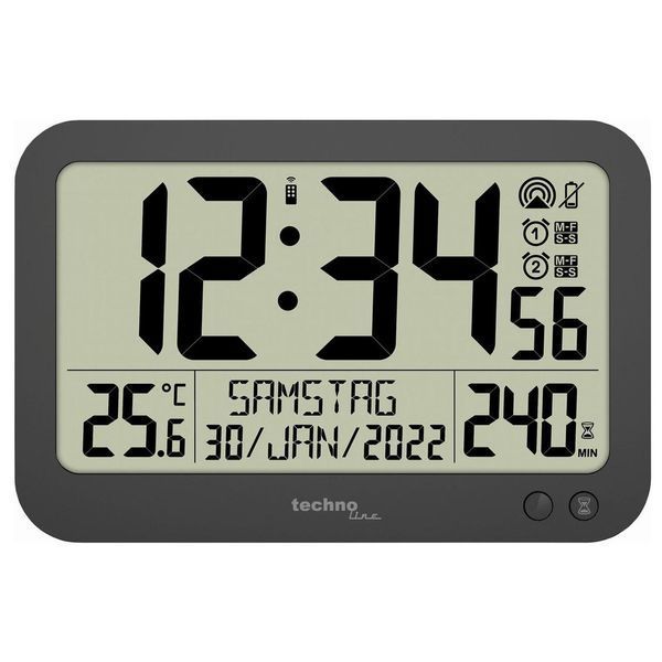 Годинник настінний Technoline WS8026 Black (WS8026) DS_DAS302460 фото