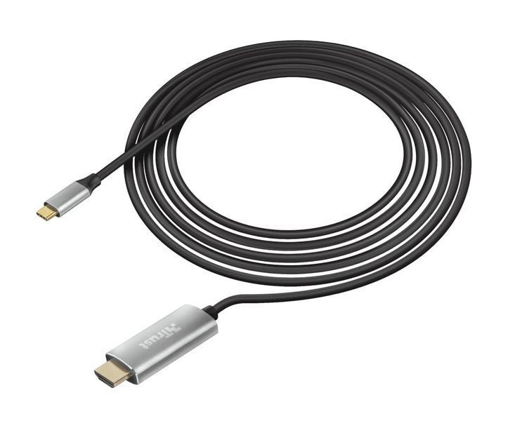 Адаптер Trust Calyx USB-C > HDMI, 1.8м, чорний RC_23332_TRUST фото