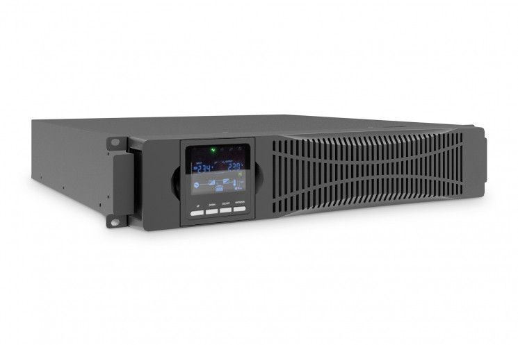 Джерело безперебiйного живлення Digitus OnLine, 2000VA/2000W, LCD, 8xC13, RJ45, RS232, USB, Rack/Tower RC_DN-170095 фото
