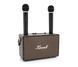 Колонка Kisonli G101 Bluetooth 5.0, два микрофона, 2х15W, 2400 мАч, USB, DC: 5V/1A, Brown, Q8 U_31287 фото 1