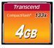 133x CompactFlash (Standard)[Карта пам'яті CF 4GB 133X] Transcend RC_TS4GCF133 фото 1