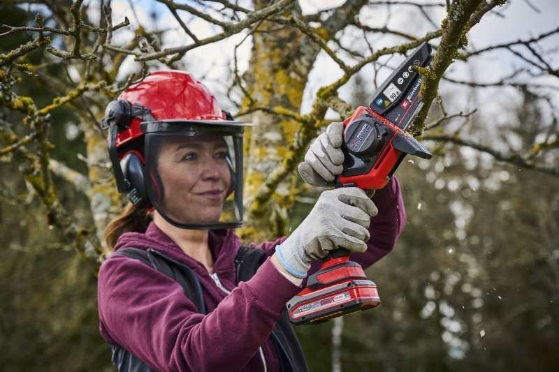 Einhell Пила ланцюгова акумуляторна GE-PS 18/15 Li BL-Solo, PXC 18В, безщіткова, шина 158 мм, різ 125 мм, 4.8 RC_4600040 фото