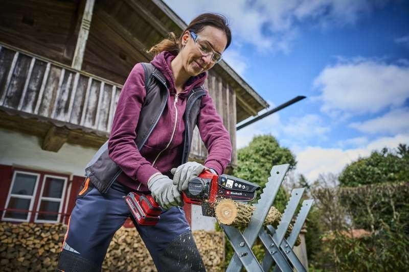 Einhell Пила ланцюгова акумуляторна GE-PS 18/15 Li BL-Solo, PXC 18В, безщіткова, шина 158 мм, різ 125 мм, 4.8 RC_4600040 фото