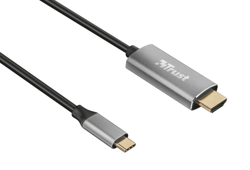 Адаптер Trust Calyx USB-C > HDMI, 1.8м, чорний RC_23332_TRUST фото
