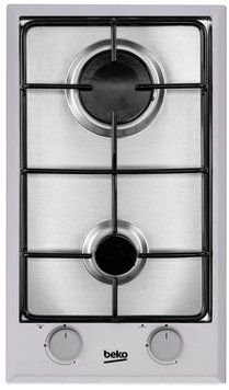 Варочная поверхность Beko газовая, 30см, Домино, нерж. RC_HDCG32220FX фото