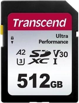 Карта памяти SD 512GB C10 UHS-I U3 A2 R160/W90MB/s 4K Transcend RC_TS512GSDC340S фото