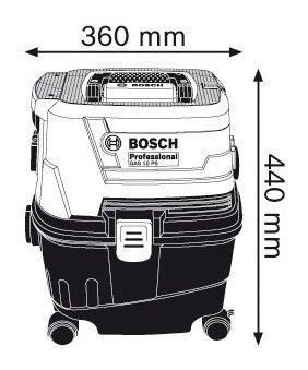 Пилосос універсальний Bosch GAS 15 PS (06019E5100) RC_0.601.9E5.100 фото