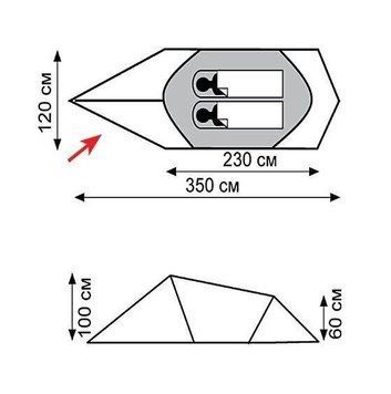 Палатка Tramp Bike 2 (V2) Зеленая TM_TRT-020-green фото