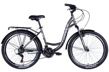 Велосипед сталь 26" Formula OMEGA AM Vbr рама-18" зелений з багажником задн St з крилом St 2024 VT_OPS-FR-26-726 фото