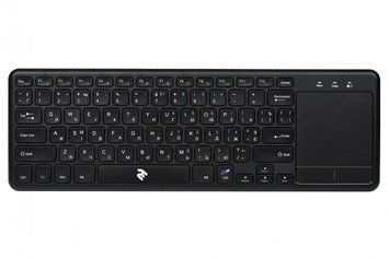 Клавиатура 2E Touch Keyboard KT100 WL Black RC_2E-KT100WB фото
