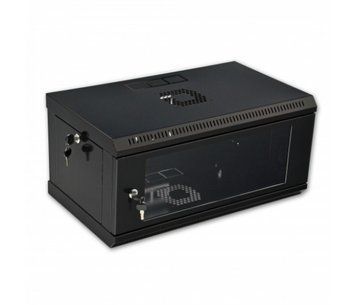 Шафа Voltronic 4U, 600x350x284мм (Ш*Г*В), економ, акрилове скло, чорна U_04820 фото