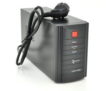 ИБП Ritar RTM500 (мощностью 300 Вт) Standby-L, LED 1st, 2xSCHUKO socket, 1x12V4.5 Ач, метал. кейс U_05854 фото