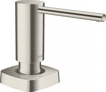 Дозатор для моющих средств Hansgrohe A71, 500мл, стальной RC_40468800 фото