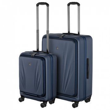 Набор чемоданов Wenger Skyon Hardside, поликарбонат, (S+L), TSA, 4 колеса, расширение, темно-синий RC_653571 фото