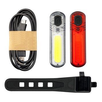Комплект ліхтарів велосипедних Mactronic Duo Slim (60/18 Lm) USB Rechargeable (ABS0031) DS_DAS301520 фото