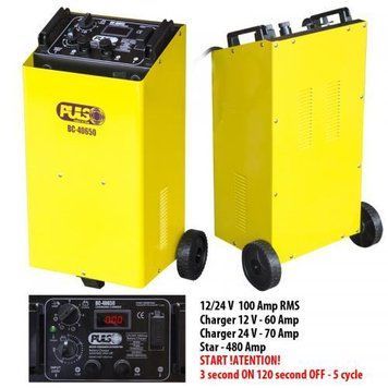 Пуско-зарядний пристрій PULSO BC-40650 12&24V/100A/Start-480A/цифр. індик. OL_25667 фото
