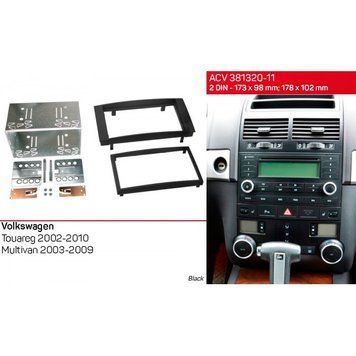 Переходная рамка ACV 381320-11 для Volkswagen Touareg, Multivan AV_381320-11 фото