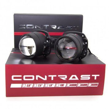 Линзы BI-LED Lens Contrast L003 2,5" 5500K, Комплект 2 шт KL_2469 фото