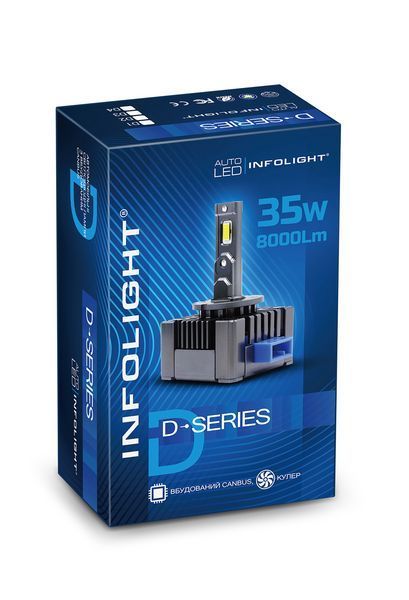 Комплект світлодіодних ламп Infolight D3S 35W MA_Inf D3 35W фото