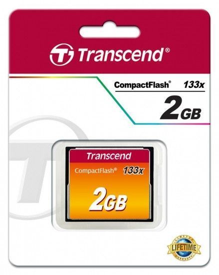 Карта памяти Transcend 133x CompactFlash (Standard) [TS2GCF133] RC_TS2GCF133 фото