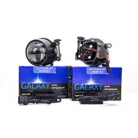 Птф линзы BiLED Galaxy Universal Black 3,0" 5500К, Комплект 2 шт KL_4072 фото