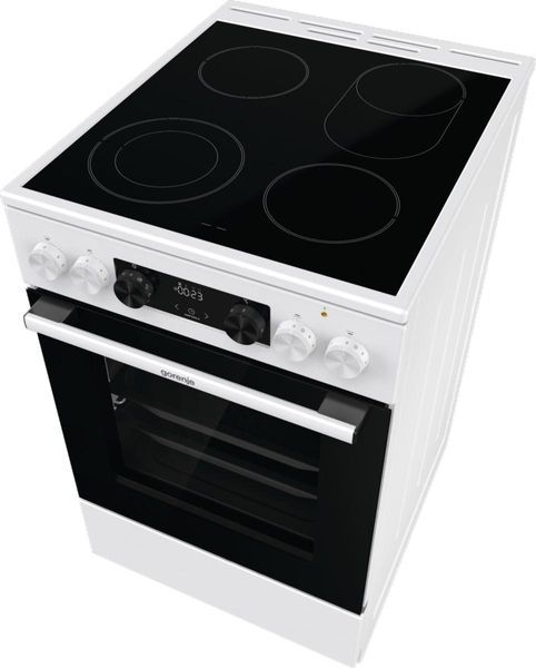 Плита Gorenje електрична склокерамічна, 70л, 60x60см, дисплей, приготування з парою, програматор, RC_GECS5C70WA фото