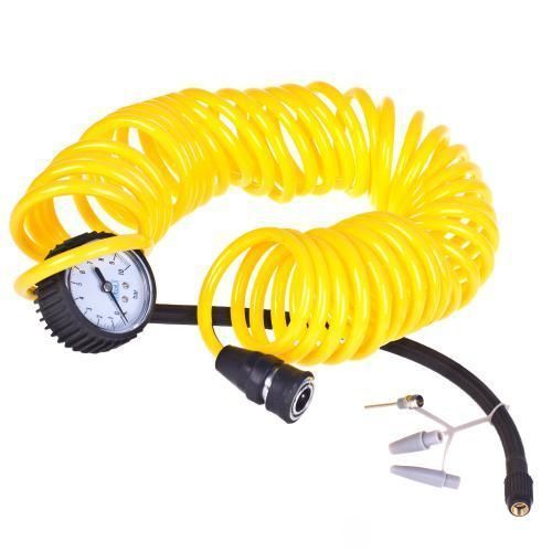 Компрессор "Торнадо" КА-Т12191 150psi/28Amp/90л/клеммы/фонарь/шланг 7,5м с дефлятором/2 цилиндра (КА OL_22243 фото