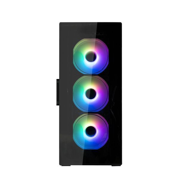 Корпус Zalman I3 Neo TG без БП, 1xUSB3.0, 2xUSB2.0, 4x120мм ARGB, VGA 355мм, LCS ready, TG Side/Front Panel, RC_I3NEOTGBLACK фото