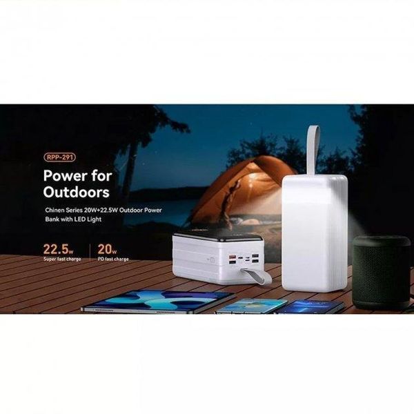 Повербанк 80000 mAh 22,5 Вт Remax RPP-291 Білий AMA_266 фото