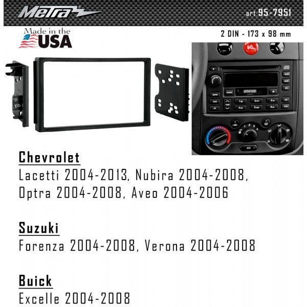 Перехідна рамка Metra 95-7951 Chevrolet Lacetti, Aveo, Nubira AV_95-7951 фото